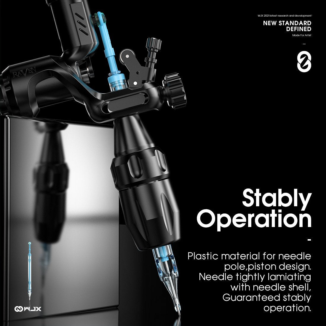 WJX Macropin Cartridges Sample Mixed Size RLL RSL CML - Box of 10 - Dragonhawktattoos