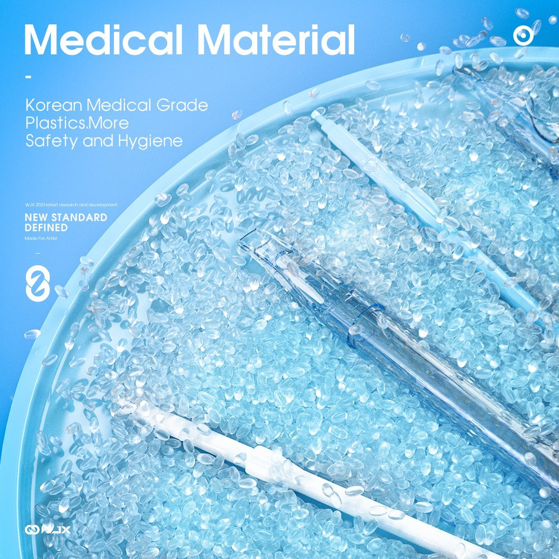 WJX Macropin Cartridges Needles 0.35MM Curved Magnum (CMM) 3.5mm Taper - Box of 20 - Dragonhawktattoos