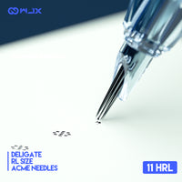 WJX Cartridges Needles #12 Diameter 0.35mm 7mm Taper(RLT) Round Liner Tight Box of 20 - Dragonhawktattoos