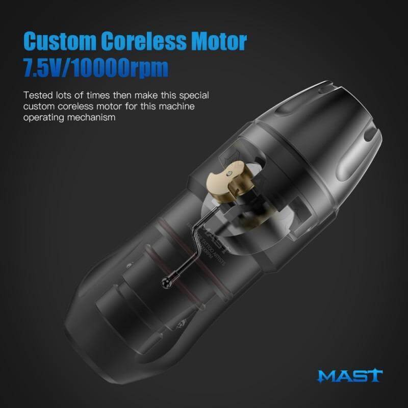 Dragonhawk Mast Tour Pro Wireless Kit with Replacement Battery - Dragonhawktattoos