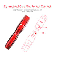 Dragonhawk Mast Tour Wireless Tattoo Kit ( Colour: Red ) - Dragonhawktattoos