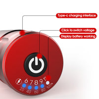 Dragonhawk Mast Tour Wireless Tattoo Kit ( Colour: Red ) - Dragonhawktattoos