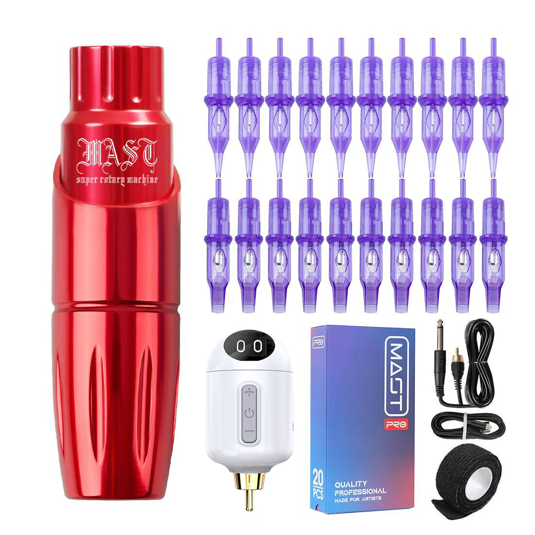 Tattoo Kit | Wireless Mast Tour with MastLabs Airbot Smart Battery Cartridges - Dragonhawktattoos