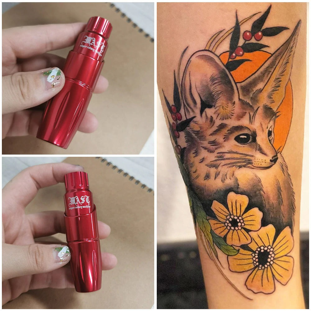 Dragonhawk Mast Tour Wireless Tattoo Kit ( Colour: Red ) - Dragonhawktattoos