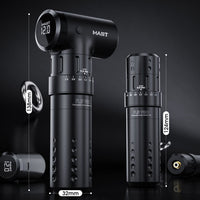 Wireless Tattoo Pen Machine with 2.6-4.0mm Strokes Changeable | Mast Flip Pro - Dragonhawktattoos