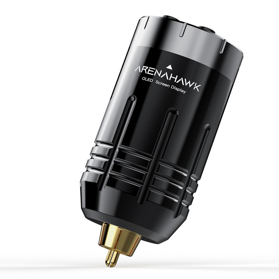 Arena Wireless Power Battery RCA Connection with OLED Display Voltage Screen - Dragonhawktattoos