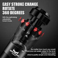 Dragonhawk Fold Tattoo Pen Machine 2.4mm-4.2mm 7 Strokes Length - Dragonhawktattoos
