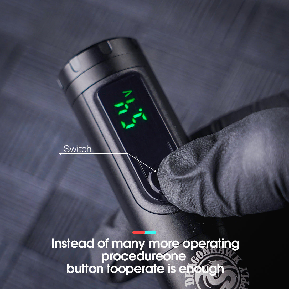 Dragonhawk X4 Wireless Tattoo Pen Machine - Dragonhawktattoos