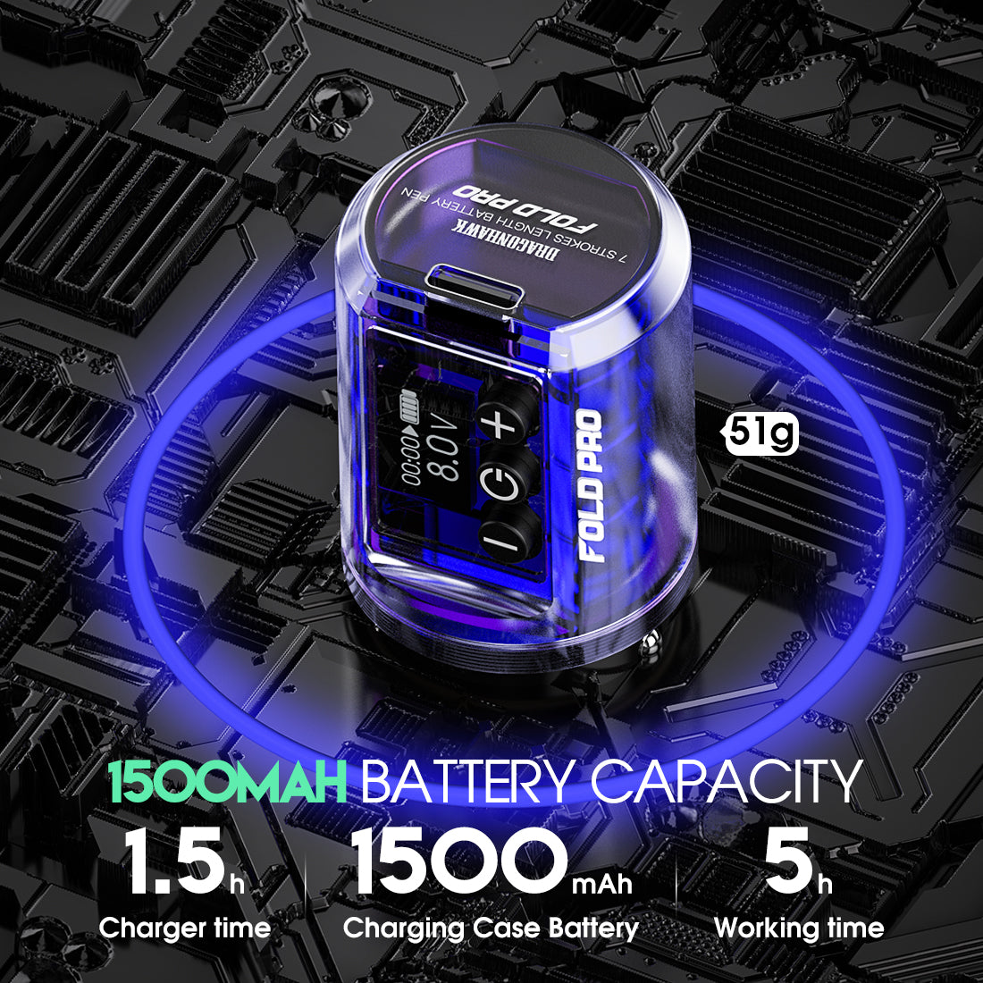 Battery Replacement for the Fold Pro - Dragonhawktattoos