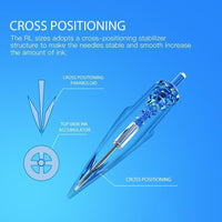 WJX Tattoo Cartridges 0.35MM Standard Round Liner (20pcs per box) - Dragonhawktattoos