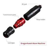 Dragonhawk Atom Rotary Pen Tattoo Machine Japan Motor for Tattoo Artists - Dragonhawktattoos