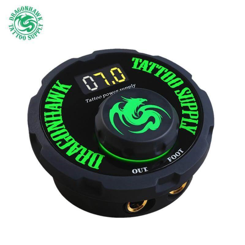 DragonHawk Airfoil Tattoo Power Supply for Tattoo Machine Tattoo Artists - Dragonhawktattoos