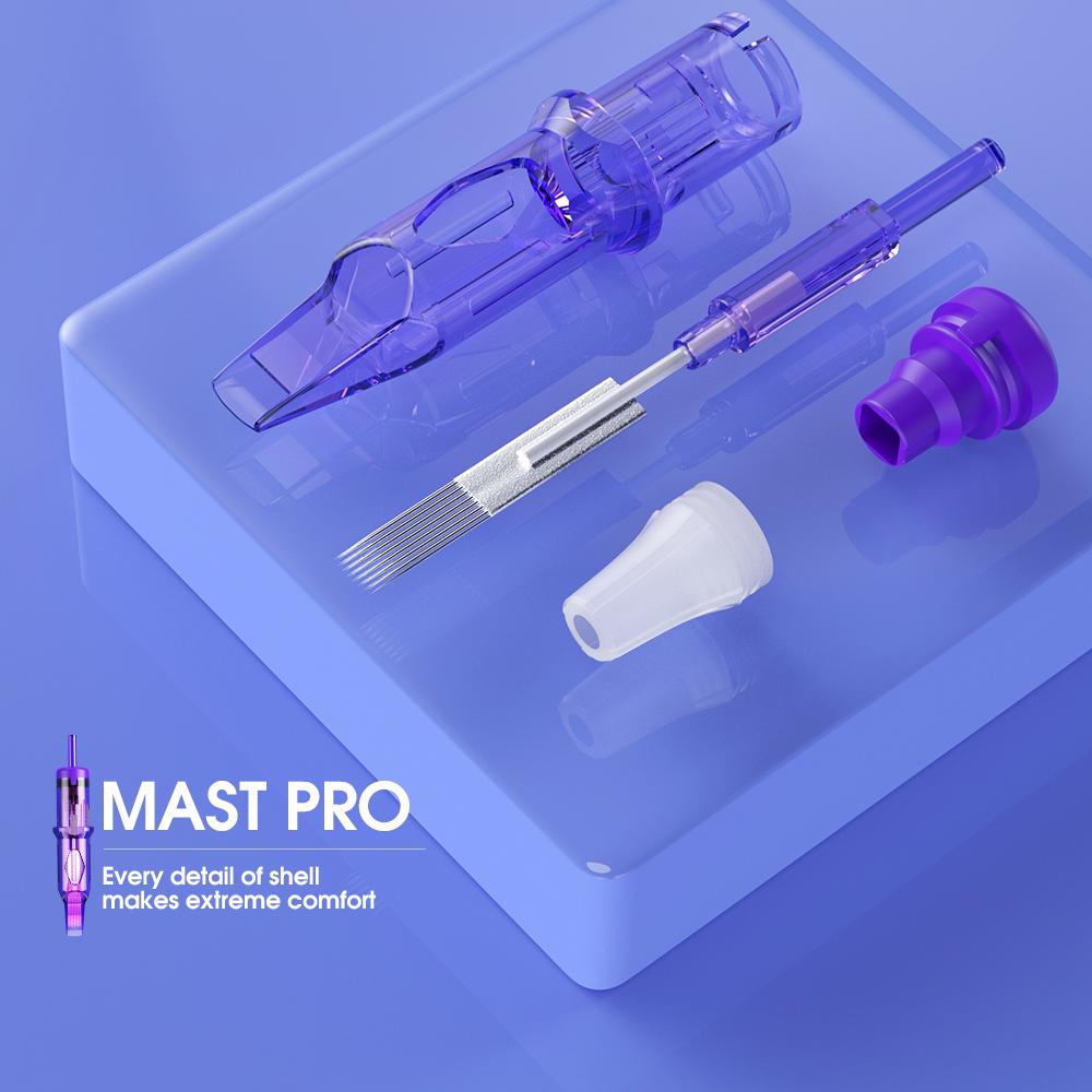Mast Pro Tattoo Cartridges Needles 0.35MM Magnum 5MM Taper- Box of 20 - Dragonhawktattoos
