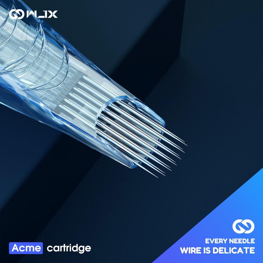 WJX Tattoo Professional Cartridges Needles 0.35MM Curved Magnum Turbo (20pcs per box) - Dragonhawktattoos