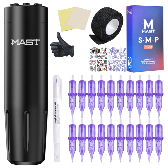 Dragonhawk X8 Tattoo Wireless Kit Speed Adjust Frequency Adjustable - Dragonhawktattoos