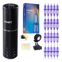 Dragonhawk Mast A1 Wireless Tattoo Pen Machine Kit with Mast Pro Cartridges - Dragonhawktattoos