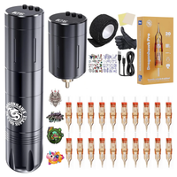 Dragonhawk Beginner Wireless Complete Tattoo Kit 2 Batteries - Dragonhawktattoos
