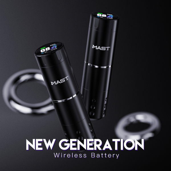 Mast A1  Pro New Generation Wireless Tattoo Pen Machine with 3.5MM Stroke - Dragonhawktattoos