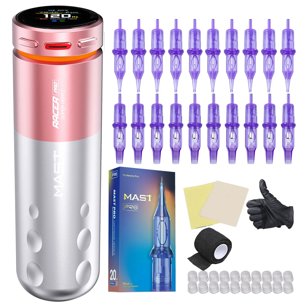 Mast Tattoo Racer Pro Mitragliatrice per tatuaggi Wireless con corsa da 4,2 mm Motore Mcore-pro