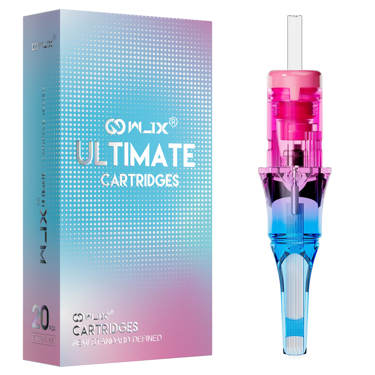 WJX ULTIMATE Cartridge Needles 0.35MM 3.5mm Taper(M) Magnum - Box of 20 - Dragonhawktattoos