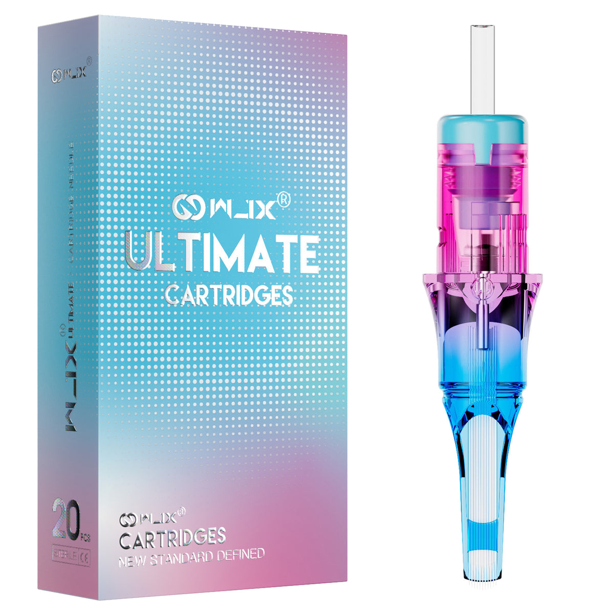 WJX ULTIMATE Cartridges 0.3MM 3.5mm Taper(RM-2) Round Magnum - Box of 20 - Dragonhawktattoos