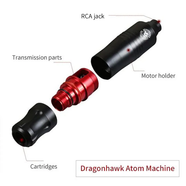 Dragonhawk Rotary Pen Tattoo Machine Starter Bundle - Dragonhawktattoos