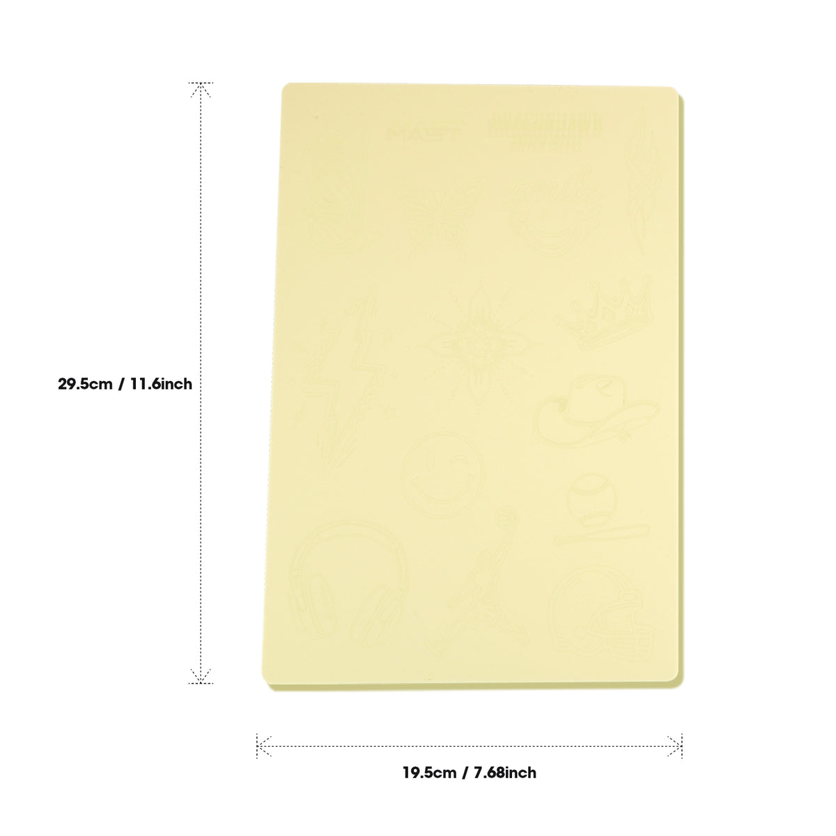 DragonHawk Pattern-Printed Tattoo Practice Skin Silicone Fake Skin - Dragonhawktattoos