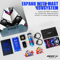 MAST Racer Pro Armor Edition Wireless Tattoo Machine 4.2mm Stroke Mcore-pro Motor (2 Batteries ver) - Dragonhawktattoos