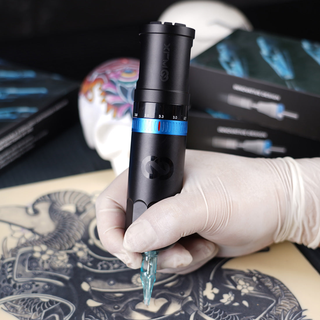 Il WJX W3 Macchina per tatuaggi wireless a ricarica ultraveloce