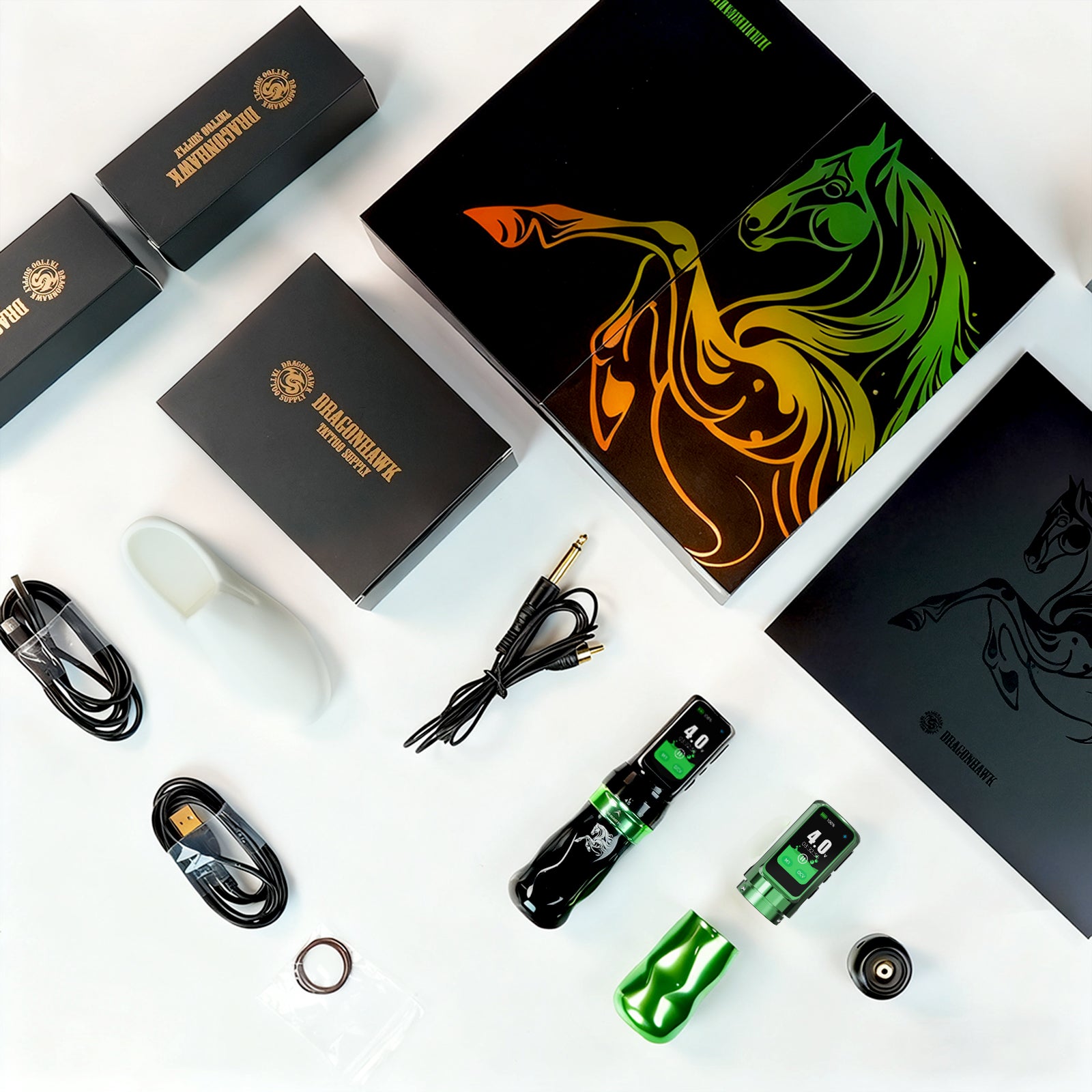 Mast Fold Pro Year of the Horse Edition Wireless Tattoo Pen Machine