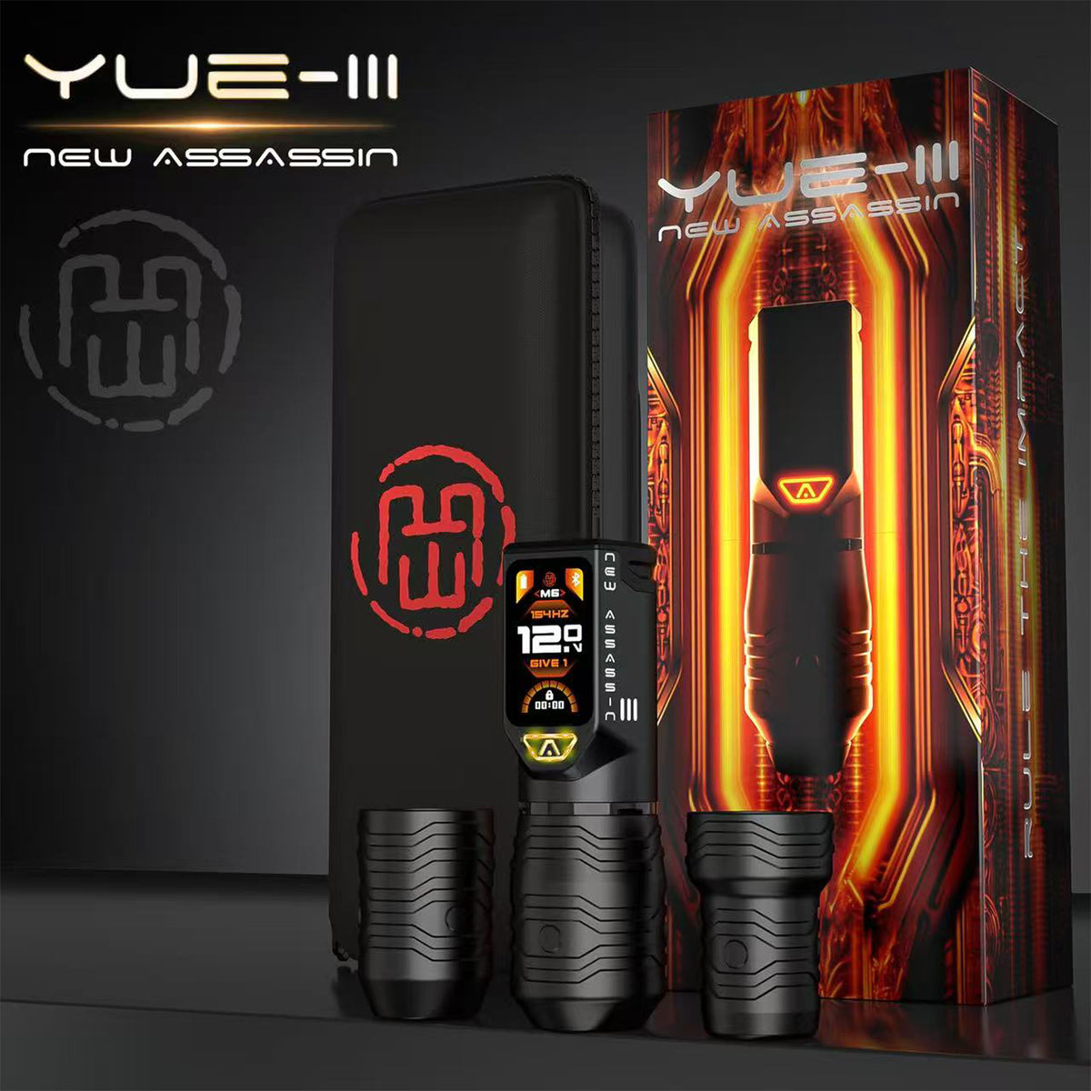 YUE‑III New Assassin  Wireless Tattoo Pen Machine with 4.0mm Stroke