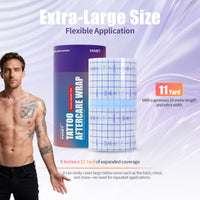 Mast Tattoo Aftercare Wrap Dual-Tear Tattoo Protection Film - Dragonhawktattoos