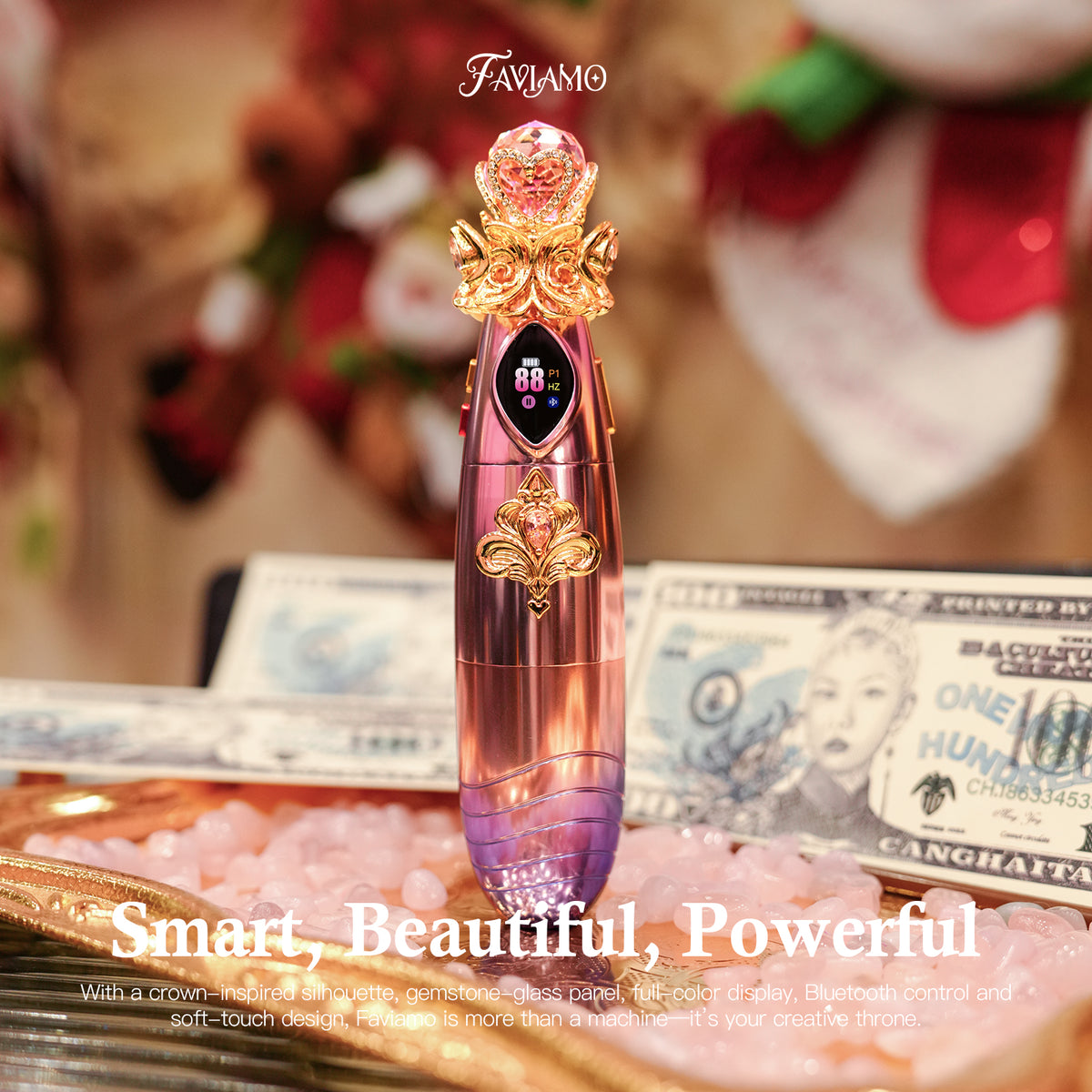 MAST Faviamo Luma Wireless Tattoo Pen Machine with 4.2mm Stroke - Dragonhawktattoos