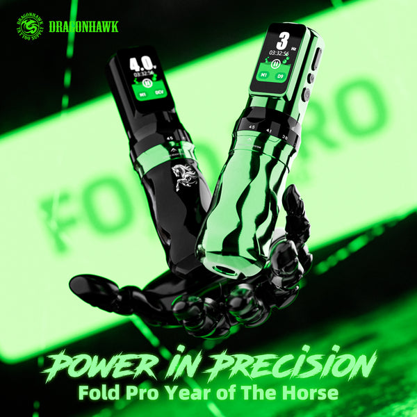 Steel Grip for Mast Fold Pro Year of the Horse Edition Machine - Dragonhawktattoos