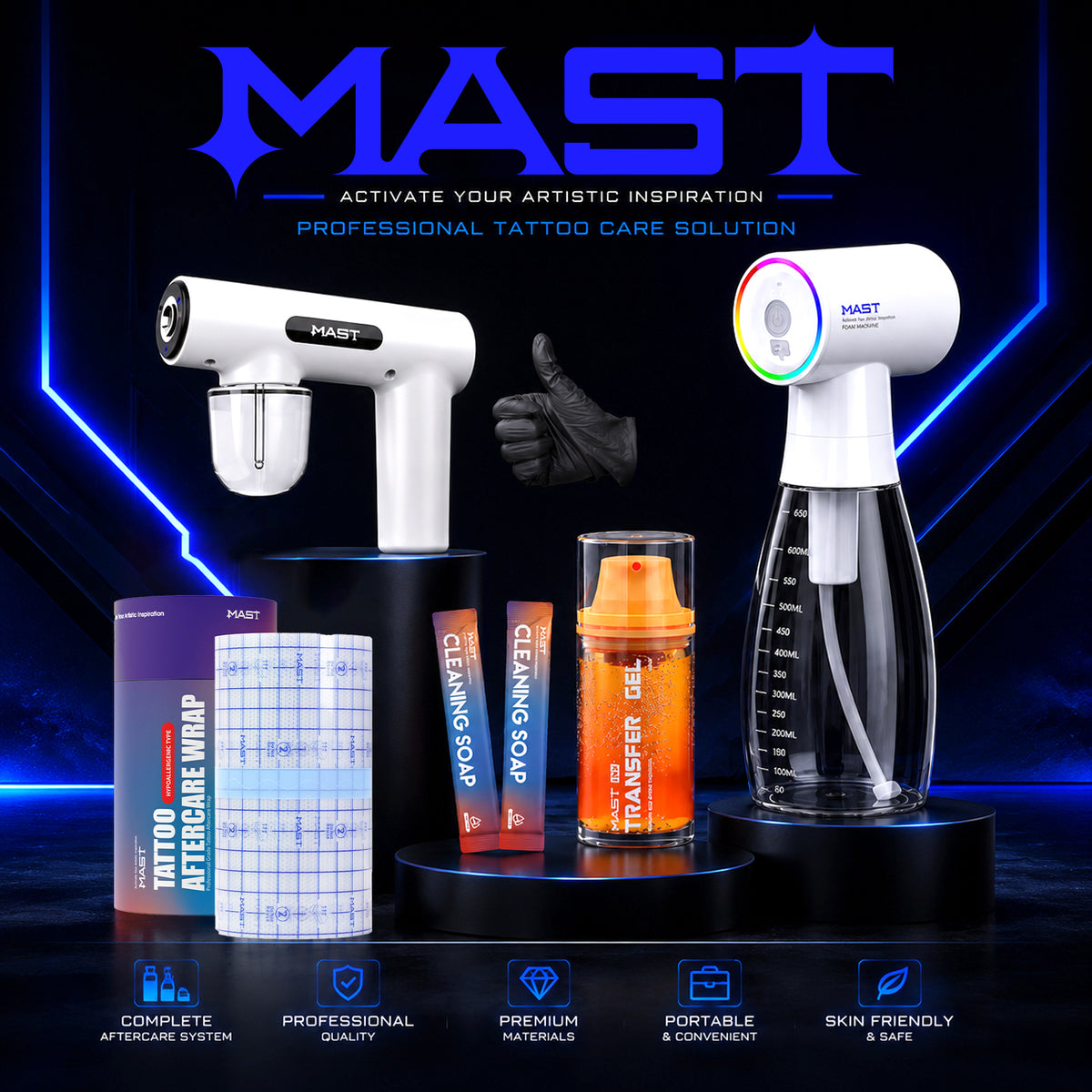 Mast Pro Hygiene & Aftercare Complete Kit | Ultimate Sanitary Workflow Solution