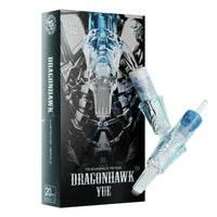 Dragonhawk Yue -Patronen Nadeln 0,35 mm 3,5 mm Taper Magnum - Box von 20