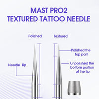 Mast Pro2 teksturerede tatoveringsnålepatroner 0,35 mm Magnum