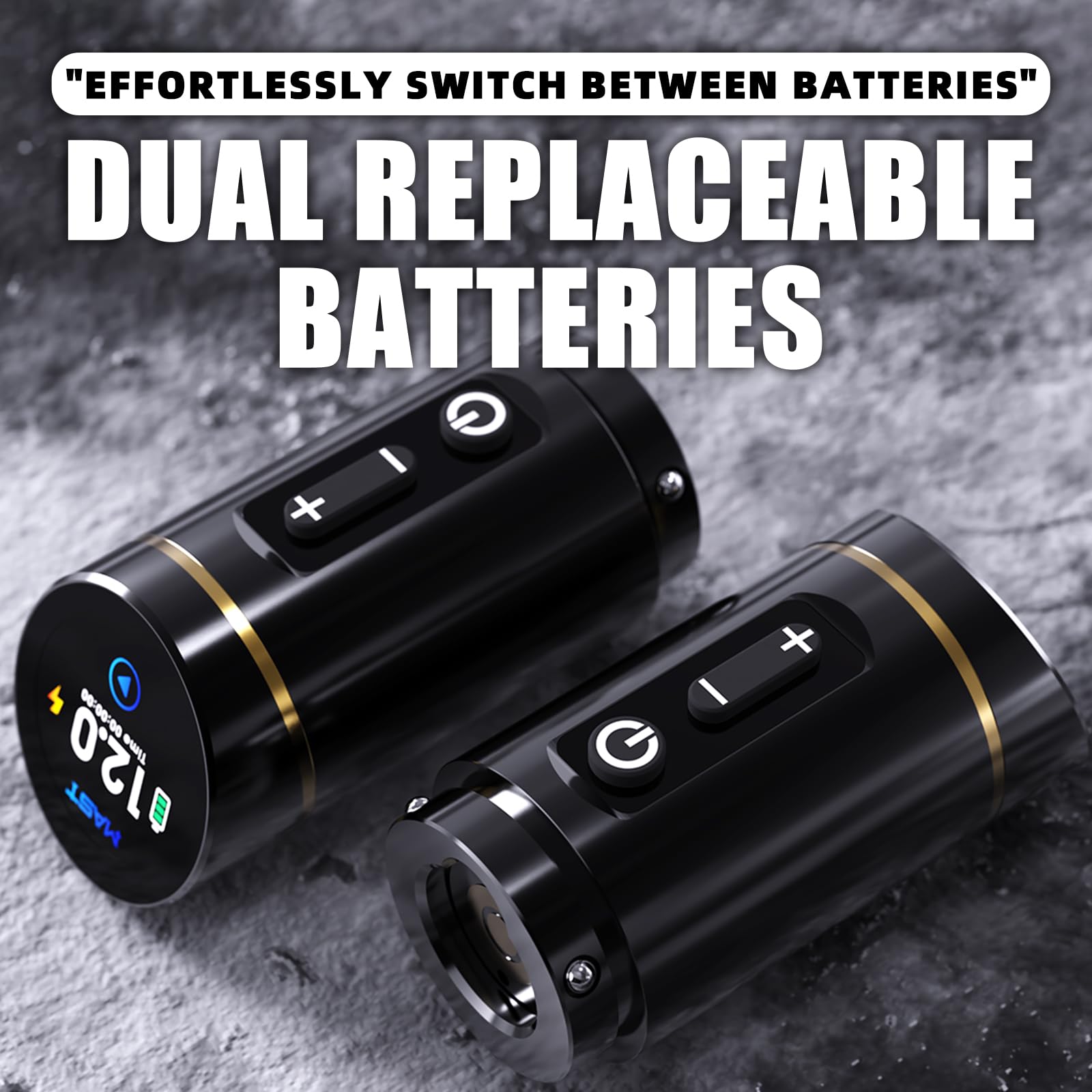 Mast Flip3 Wireless Tattoo Machine Pen Professional Bundle