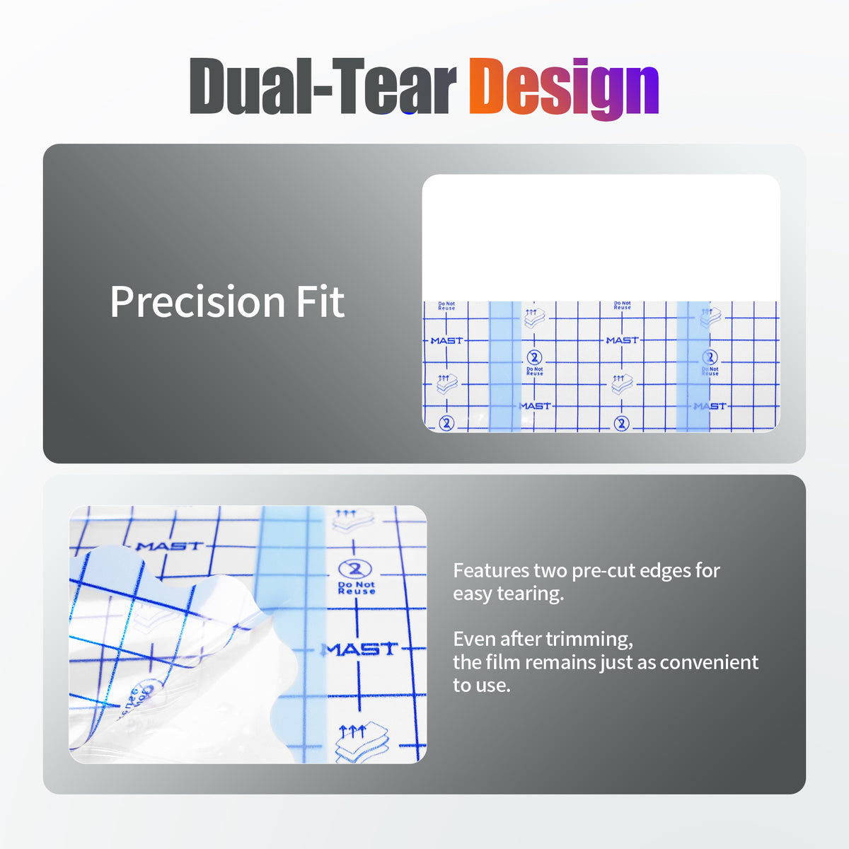 Mast Tattoo Aftercare Wrap Dual-Tear Tattoo Protection Film - Dragonhawktattoos
