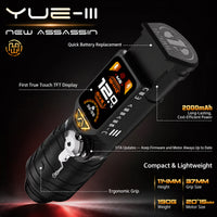 YUE‑III New Assassin  Wireless Tattoo Pen Machine with 4.0mm Stroke