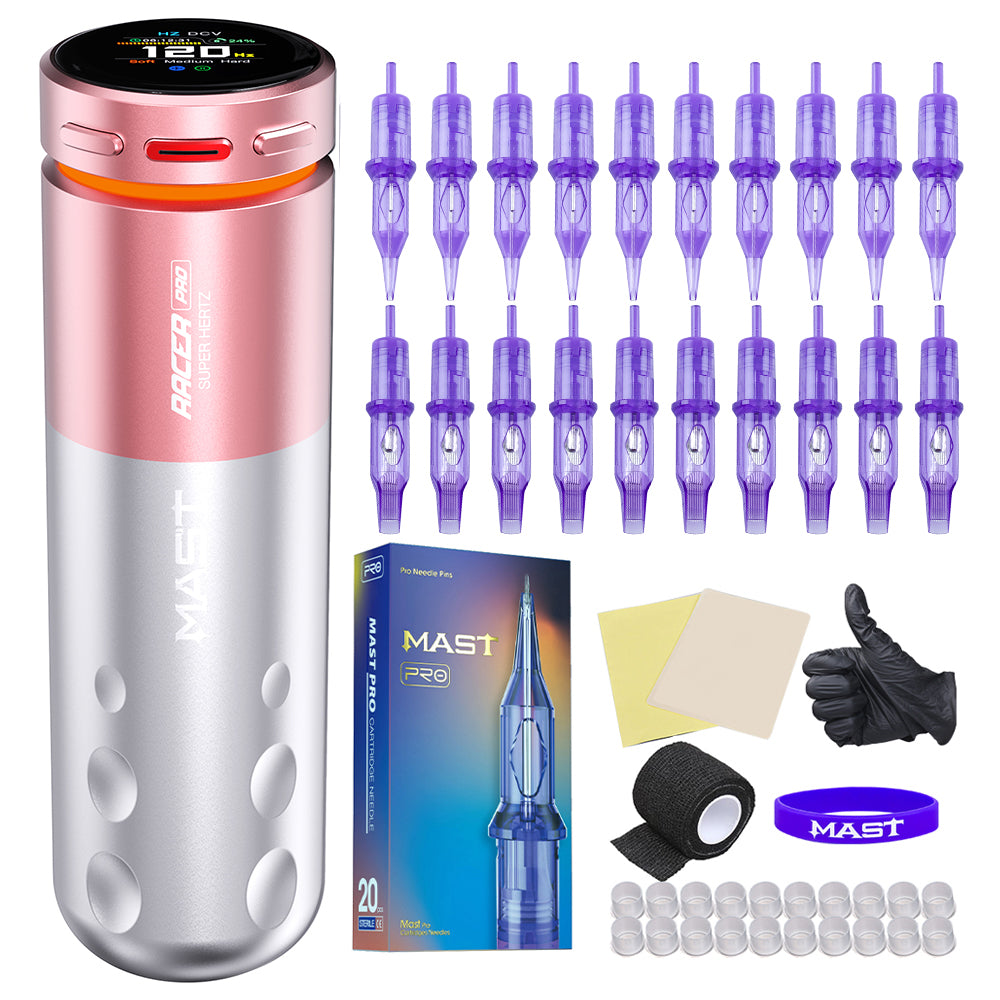 Mast Tattoo Racer Pro Tattoo Machinegeweer Draadloze Mcore-pro-motor met 4,2 mm slag