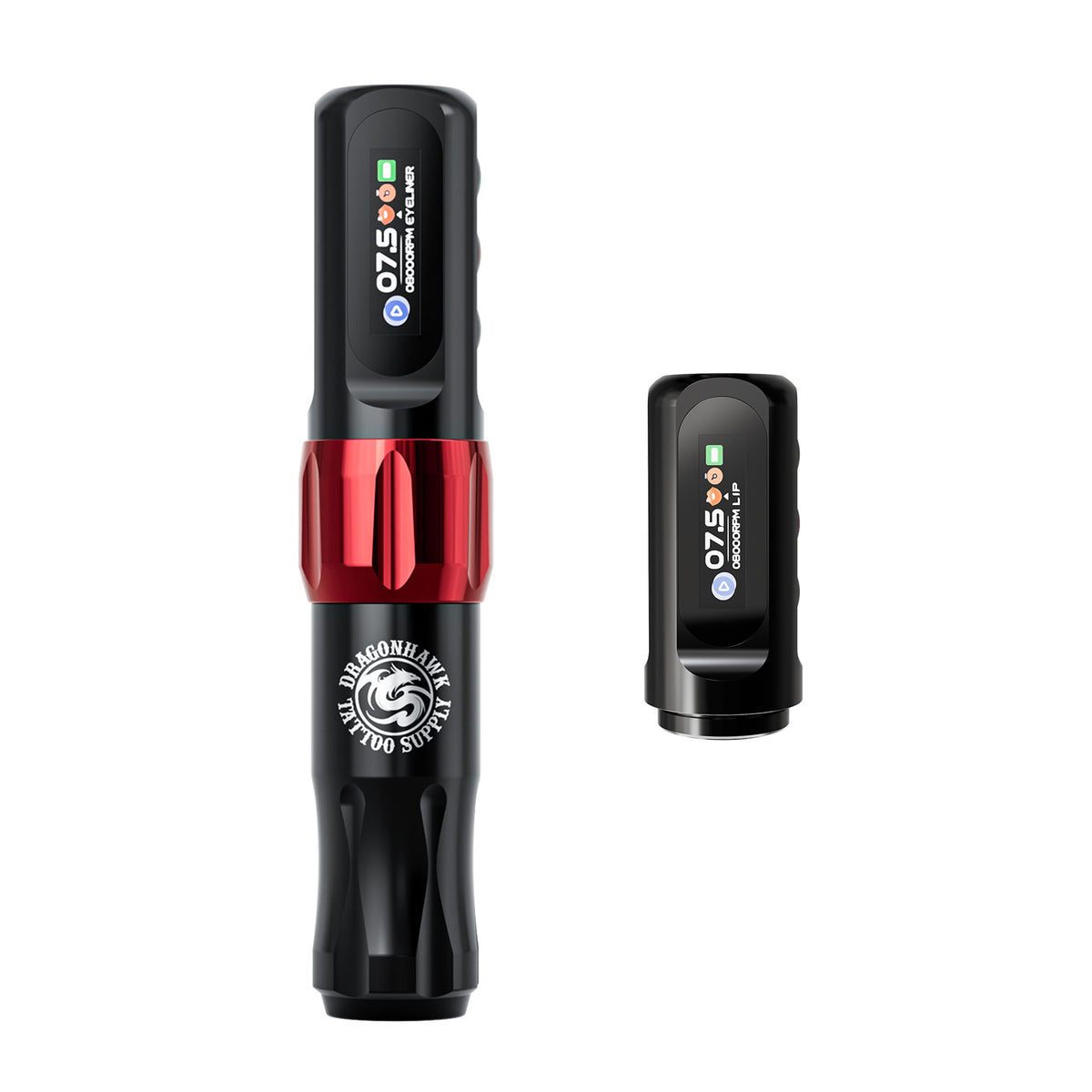 Dragonhawk Atom2 Wireless Tattoo Machine Pen 2.8mm Stroke RCA Jack Part Supply - Dragonhawktattoos