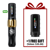 Dragonhawk Atom2 Wireless Tattoo Machine Pen 2.8mm Stroke RCA Jack Part Supply - Dragonhawktattoos