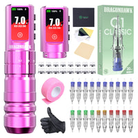 Dragonhawk A3 Pro Wireless Tattoo Pen Machine Kit - Dragonhawktattoos