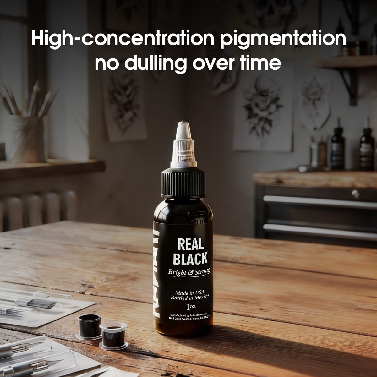 Radiant Tattoo Ink Vibrant Color Series 1OZ - Dragonhawktattoos