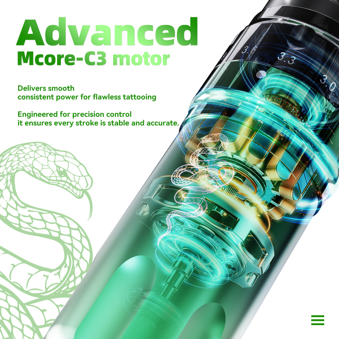 Year of Snake Edition Fold Pro タトゥーマシン 🐍🔥 【Fold Pro Year of the Snake · Snake Edition Tattoo