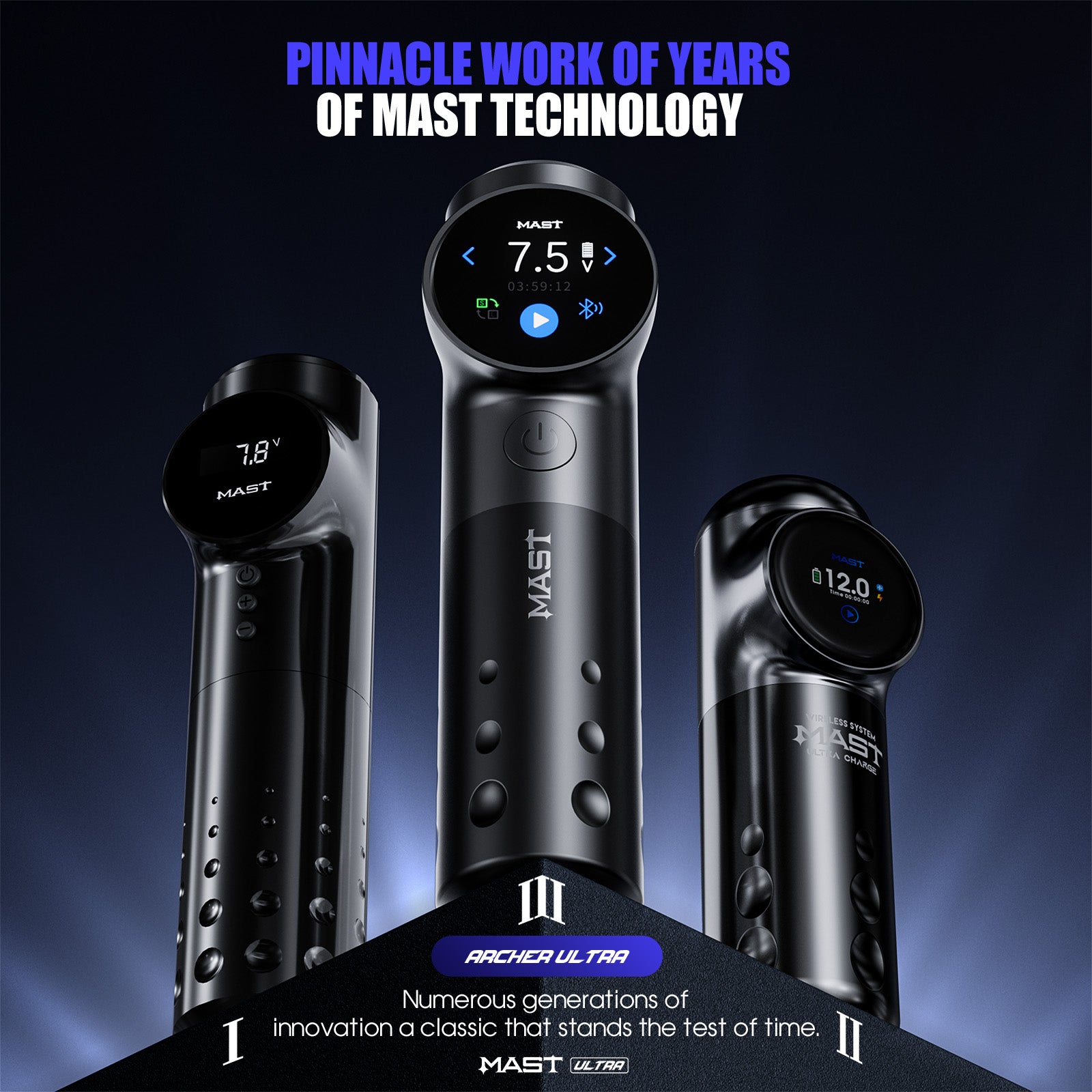 その他 Mast Archer ultra MAST Archer Ultra Smart Wireless Tattoo Machine Pen Bluetooth