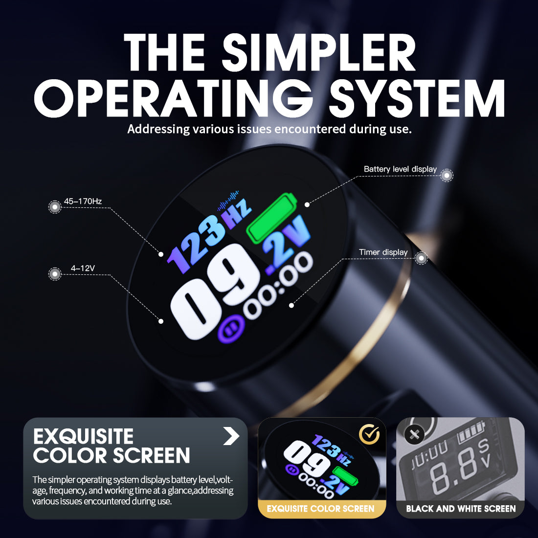 Mast Flip3 Wireless Tattoo Pen machine with 2 Batteries - Dragonhawktattoos