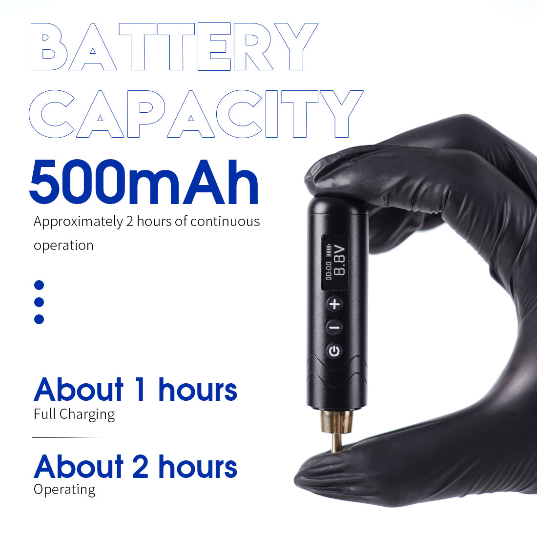 Battery Replacement for Mast Tour 2 Wireless Tattoo Machine