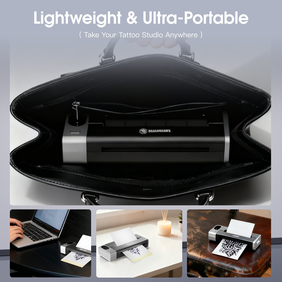 Dragonhawk M6 Wireless Tattoo Stencil Printer Portable Tattoo Printer - Dragonhawktattoos